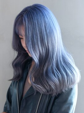 アルバム 銀座(ALBUM GINZA) グレーベージュブルーシルバーくびレイヤーエモージュ_ba489111