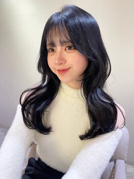 ラメール(MAISON LA MER)の写真/韓国パーマで、トレンドの韓国ヘアになれる♪髪の傷みを最小限に抑えた施術で、毛先まで潤う美カールに＊