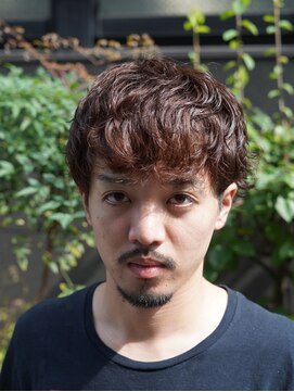 クオル 立川(QOL) 大人ショートシャドウパーマ 伸ばしかけヘア 大人ヘア 無造作