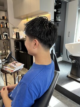 リベット(LIVET) ツーブロックショート ドジャースブルー