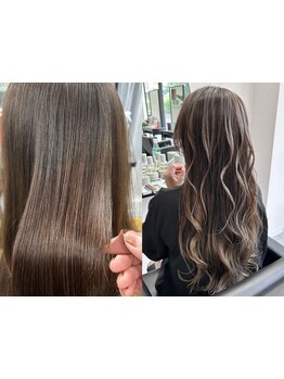 明るく髪質がキレイに見える白髪染めが《CLOVE》で叶う★地肌に優しいカラー剤を使用しているから安心♪