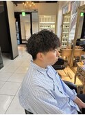 ツイストスパイラルパーマ ツイストパーマ 刈り上げ 波巻き