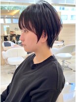 ヴィーヴォ 深江橋店(VIVO) 【VIVO】束感見せベリーショート 耳掛けショート 黒髪ショート