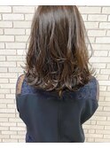 大人可愛いくびれセミロング×ワンカールスタイル
