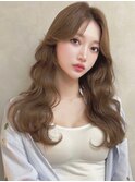 【MOE】韓国レイヤーカット×透明感艶カラー