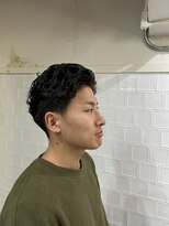 メリケンバーバーショップ フクオカ(MERICAN BARBERSHOP FUK)&nbsp;ビジネスパーマナチュラルフェード