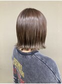 毛先ハイライトボブ