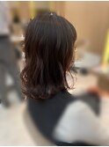 ふんわりミディアムボブ
