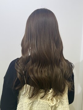 アドラーブル けやき通り店(adorable) 大人可愛い艶カラーダブルカラーオリーブグレージュ