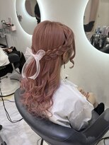 クラン 梅田店(clan)&nbsp;ハーフアップ/梅田ヘアセット