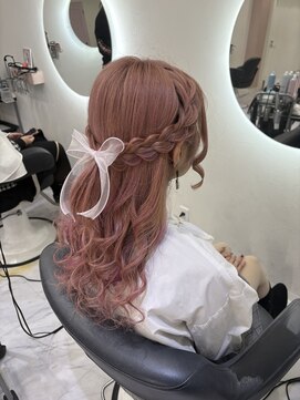クラン 梅田店(clan) ハーフアップ/梅田ヘアセット