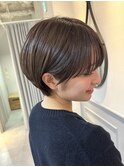 マッシュショート/丸みショート／ショートボブ/髪質改善