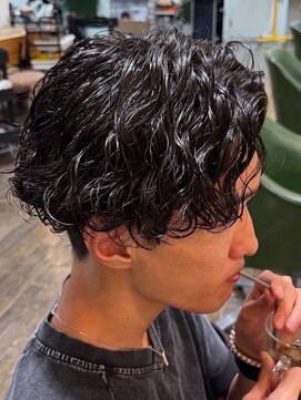 ヘアスペースブルーム エボリューション 庄内店(HAIR SPACE BLOOM evolution) 【庄内店/メンズパーマ】波巻きパーマ