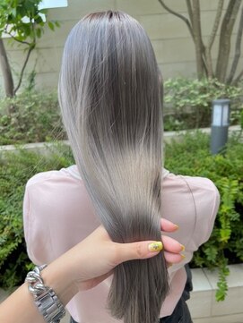 スタイル 成城学園前(STYLE) ブリーチ シルバーグレージュ オージュア