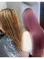 モナルダ(Monarda)&nbsp;10代20代30代/韓国風ハイトーン/ダブルカラー【岡山】