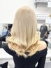 【プルエクステ】ダイヤ毛質60本~+ブリーチカラーコテ巻き¥29400