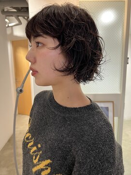 ナヌーク ダイカンヤマ(nanuk daikanyama) ◎ボブパーマ　ニュアンスパーマ　大きめパーマウェットパーマ