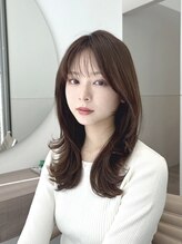 リブランド 銀座(REBRAND) ロングレイヤーくびれシルエットモカブラウン