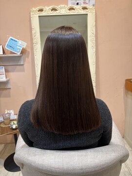 クラウン ヘア ラウンジ(CROWN hair lounge) 【クラウン】20代30代40代　極艶ストレート×ダークグレージュ