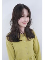 ミヨン 京都烏丸店(miyon)&nbsp;【miyon】韓国レイヤーカット×暗髪カラー×髪質改善