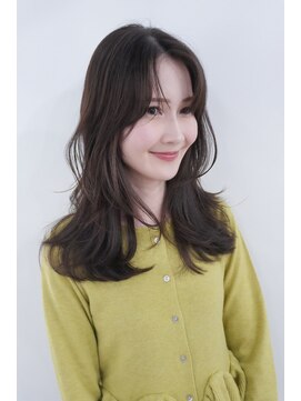ミヨン 京都烏丸店(miyon) 【miyon】韓国レイヤーカット×暗髪カラー×髪質改善
