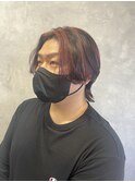 大人メンズフェザーショート
