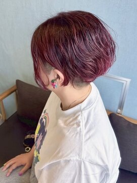 シャトン(chaton) コーラルピンク/マッシュボブ/