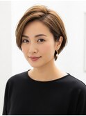 前髪なしショート