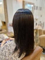 クオリア(QUALIA)&nbsp;柔らかい仕上がりのプレミアム縮毛矯正 レイヤー /髪質改善 柏