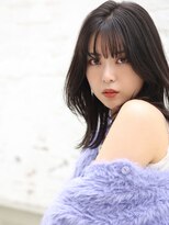 マリアバイアフロート(Maria by AFLOAT)&nbsp;〈藤間〉くびれミディアム/顔まわりレイヤーカット/暗髪ヘア