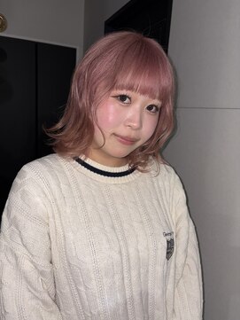 アイン(eim) ホワイトピンク/ピンクブロンド