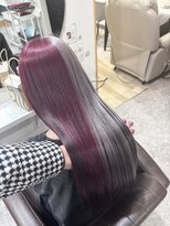 アン(Hair make un)&nbsp;デザインカラー/ツートンカラー/ミルクティー/ブリーチ