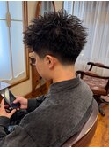 スパイキーショート/スパイラル/ピンパーマ/MENS/四日市/三重