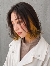 オアハカタ(oa hakata)&nbsp;インナーカラー/イエロー/ブリーチカラー