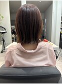 切りっぱなしボブ