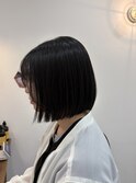 ボブ＋縮毛矯正