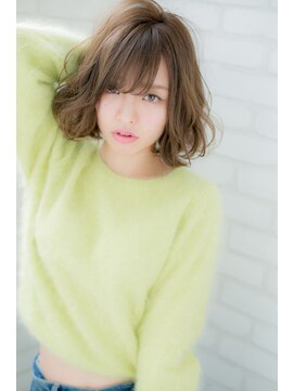 ローマ ギンザ(ROMA Ginza) 『ROMA』美肌グレージュ無造作ウェーブカジュアルボブ