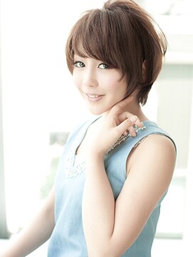 ローラン(ROULAND) マイナス５歳を叶える絶品ショート【モーブカラーワイドバング】