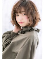 ミック ヘアアンドビューティー 大山店(miq  Hair&Beauty)&nbsp;くせ毛風ウェービーボブで★重軽MIX a