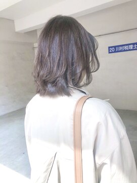 ヘアーアンドアトリエ マール(Hair&Atelier Marl) 【Marl】ラベンダーブラウンカラーのふんわりボブ☆