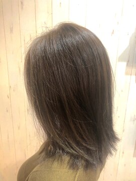 ククル ヘアー(cucule Hair) 京都・西院cuculehair 切りっぱなしボブ