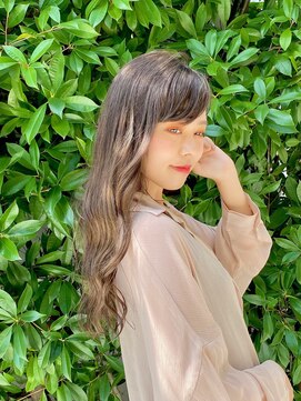 キャラ 池袋本店(CHARA) 動きがあるだけでロングスタイルはグッと可愛くなります【貴也】