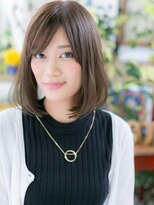 カバーヘア イヴ 戸頭店(COVER HAIR EVE)&nbsp;★ダークアッシュくせ毛風アンニュイロングボブ20代30代40代★7