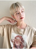 コンパクトショート☆プラチナブロンド　2