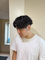 ディスイズバーバー(THIS IS BARBER) 束感ツイスパ　アップバング　ツーブロックマッシュ　【札幌】