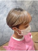 前髪インナー ショート