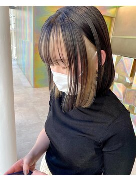 エムスラッシュ 表参道(M.SLASH) 表参道/カットが上手い/韓国風/インナーカラー/イヤリングカラー