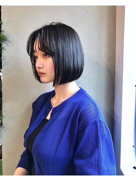 シセイ 青山(SHISEI) ぱっつんボブ/酸性ストレート/縮毛矯正［南青山/表参道］