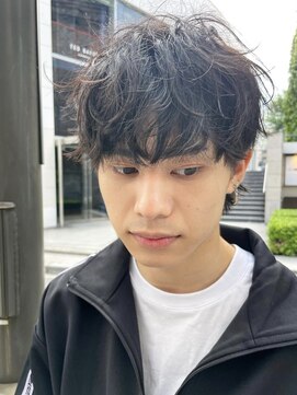 クオル 立川(QOL) ツイストスパイラルパーマ無造作パーマツーブロックコンマヘア