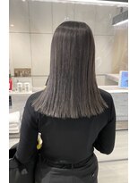 ヘアー ミッション 心斎橋店(hair Mission) ハイライトでオリーブグレージュ